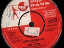 JOHN LEYTON Johnny Remember Me 7 INCH VINYL UK Top Rank 1961 4 Prong Label