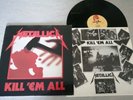METALLICA  LP KILL 'EM ALL ROCK METAL RARE 1983