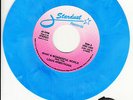 LOUIS ARMSTRONG What A Wonderful World & Hello Dolly BLUE VINYL 7
