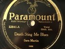 HEAR  SARA MARTIN PARAMOUNT Death Sting Me Blues/ Mistreating Man Blues CLEAN