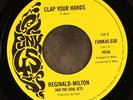 REGINALD MILTON & SOUL JETS: clap your hands / jickle jeek beat FUNK 45 7