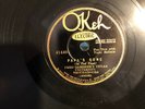 HOT JAZZ GARDNERS TEXAS TROUBADOURS Okeh 41440 Papas Gone/Loveless Lobe EE+