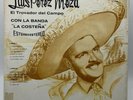 Luis Perez Meza El Trovador Del Campo Con La Banda Costeña VG/VG Lp Record Vinyl