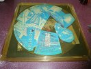 TALKING HEADS SPEAKING IN TONGUES PICTURE DISC LP CLEAR ROBERT RAUSCHENBERG