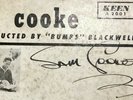 Sam Cooke Lp *SIGNED* Songs By Sam Cooke 1958 Signed In Hawaii In 1959