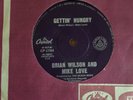 BRIAN WILSON AND MIKE LOVE GETTING HUNGRY/DEVOTED TO YOU SINGLE RECORD
