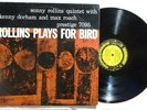 SONNY ROLLINS Plays Bird PRESTIGE JAZZ LP OJC VG++