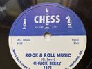 Chuck Berry on Chess 78 Rpm 1671 ROCK & ROLL MUSIC & BLUE FEELING