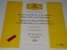DGG RED Stereo 138014 Quartetto di Roma Trio Santoliquido Brahms Quartet 6/60 NM