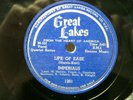 IMPERIALS - R&B 78rpm GREAT LAKES #1201 - LIFE OF EASE / WON'T BE VERY LONG VG++