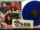 S.O.D. ‎–Pu--ywhipped Label: Gringo ‎– HE85SO ; 1987 blue transluscent LP W/HYPE