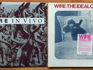 2 - WIRE - Ideal Copy / In Vivo - LP VINYL RECORDS 1987 1989 - MINT