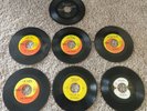 7 Beatles 45's - Hey Jude | Eight Days A Week | Can't Buy Me Love - All Tested