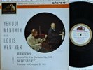 RARE & EX MENUHIN / KENTNER BRAHMS SONATA SCHUBERT 1962 HMV UK STEREO GOLD LP