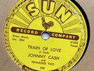 ROCKABILLY 78 - JOHNNY CASH - TRAIN OF LOVE/ THERE YOU GO 1956 SUN 258