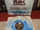 All American Rejects WHEN THE WORLD COMES DOWN Blue Starburst Color Vinyl LP EX