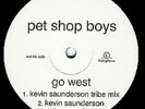 Pet Shop Boys Go West 2nd issue UK 3-track DJ 12