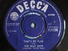 THE BEAT BOYS That's My Plan UK 7