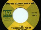 HEAR - Rare Garage 45 - The Thirteenth Floor Elevators - You're Gonna Miss Me