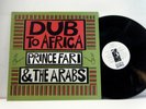 PRINCE FAR I and The Arabs LP Dub to Africa 1995 Pressure Sounds uk   vinyl