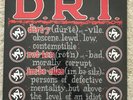 D.R.I. - DEFINITION - VINYL LP ORIGINAL STILL SEALED-DIRTY ROTTEN IMBECILES DRI