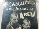The CASUALTIES Underground Army Street Punk Oi  BLUE Oxymoron Blanks 77 Oxblood