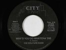 Modern Soul 45 - Welfare Band - Why'd You Do Whatcha' Did - City - mp3 - rare