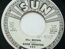 David Houston - Miss Brown / Sherry's Lips - Rockabilly Promo Sun 431 Hear Both