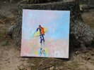 Lee Baggett - Just A Minute - Original Hand Painted Record Sleeve - RARE