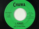 Sweet/Crossover Soul 45 - Soul Attractions - I Forgot - Chawa - mp3