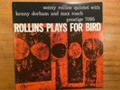Sonny Rollins LP - Plays for Bird - OJC-214 Prestige 7095 VG++/NM Dorham Roach