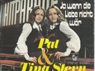 7 45 Pat & Tina Stern - Ja Wenn Die Liebe Nicht Wär Orig. Hansa Single RARE