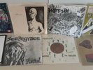 8 VINTAGE 45 RECORDS LUNGFISH  ENGINE KID  HOOVER SCAPEGRACE