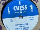 Chuck Berry 1955 Rock & Roll R&B 78 RPM RECORD Maybellene / Wee Wee Hours CHESS