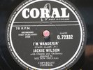 Jackie Wilson 78 RPM / I`m Wanderin` & As Long As I Live (11-1020)