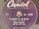 Gene Vincent 78 RPM / B-I-Bickey Bi, Bo-Bo-Go & Five Days, Five Days (19-0514)