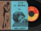 ANNA D'AMICO canta BECAUD in italiano IL MURO+1-copertina di GUIDO CREPAX 1960