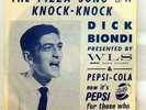 Dick Biondi PS & 45 The Pizza Song & Knock-Knock WLS Pepsi-Cola NOVELTY vg+