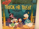 WALT DISNEY’S TRICK OR TREAT ALBUM W/ 2 PAPER MASKS STORIES & SONGS OF HALLOWEEN