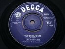 LEE CORVETTE   Old Devil's Eye   EX   DECCA F 11554   Popcorn Rock & Roll Dancer