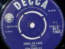 DON CHARLES Angel Of Love / Lucky Star 7