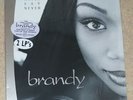 Brandy Never Say Never Original Shrink Insert Hype stickers US 2LP vinyl cleaned