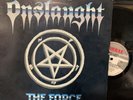 Onslaught – The Force LP 1986 Combat – MX 8104 VG+/VG+ w/ Inner