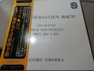 ANDRE NAVARRA  Bach  6 Suites for Cello Solo JAPAN CALLIOPE VIC-2186/8 3LP OBI