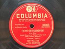 78 RPM I'm My Own Grandpaw Secretary Song Tony Pastor Columbia 38068 A7