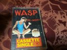 WASP W.A.S.P. 95-Nasty Cassette Single Rare England 1986 Sanctuary