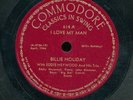 78tk-Jazz-COMMODORE-614-Billie Holiday-(I love my man/On the sunny side of the))