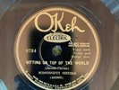 Okeh 8784 Mississippi Sheiks SITTIN' ON TOP OF THE WORLD  78 rpm Blues 1930 EE+