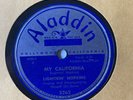 BLUES 78 RPM RECORD LIGHTNIN HOPKINS ALADDIN 3262 My California  RECORD