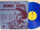 Rare Country LP- George Jones- Grand Ole Opry's New Star- Blue Vinyl- Limited Ed